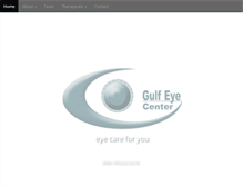 Tablet Screenshot of gulfeyecenter.com